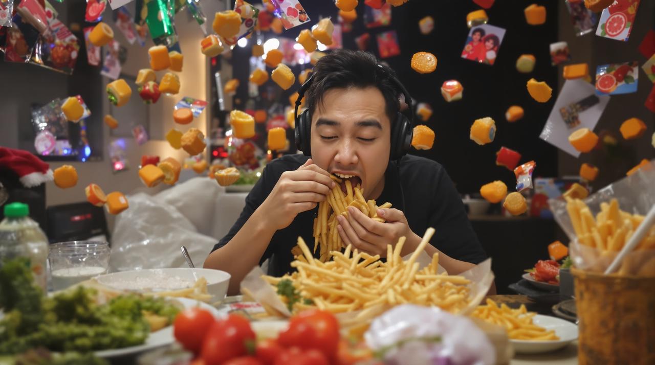 51黑料网海角 - 某大胃王网红被曝假吃,直播中意外露馅被网友实锤 某大胃王网红被曝假吃,直播中意外露馅被网友实锤